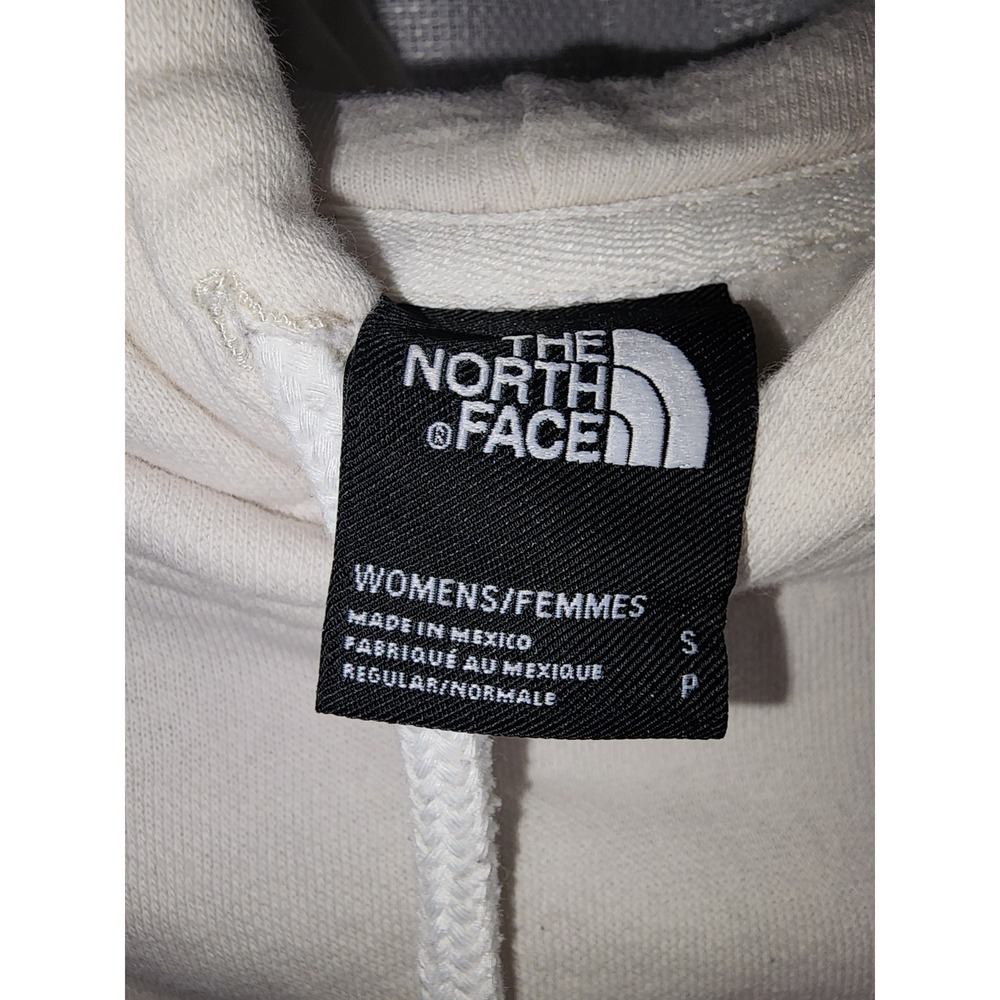 The North Face Women's White Long Sleeve Kangaroo Pocket Pullover Hoodie Size Sm - Picture 4 of 4